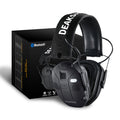 DEAKSHIE Electronic Shooting Ear Protection with Bluetooth, 6X Sound Amplification, 4-Mic Directional Hearing Enhancement, 30dB SNR Noise Reduction, Gel Ear Pads for Range Comfort – Shooting & Hunting